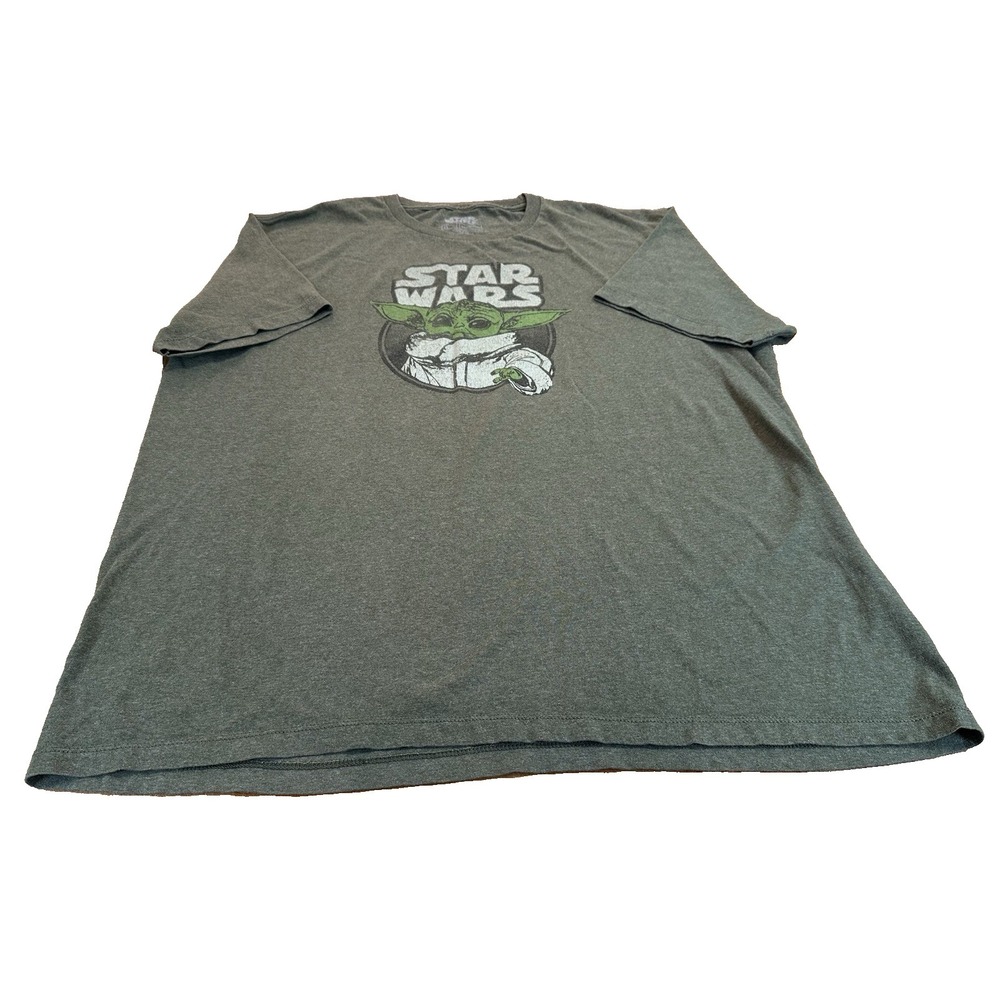 Star Wars Fifth Sun Mandalorian Grogu Baby Yoda 100% Cotton T-Shirt Size XL